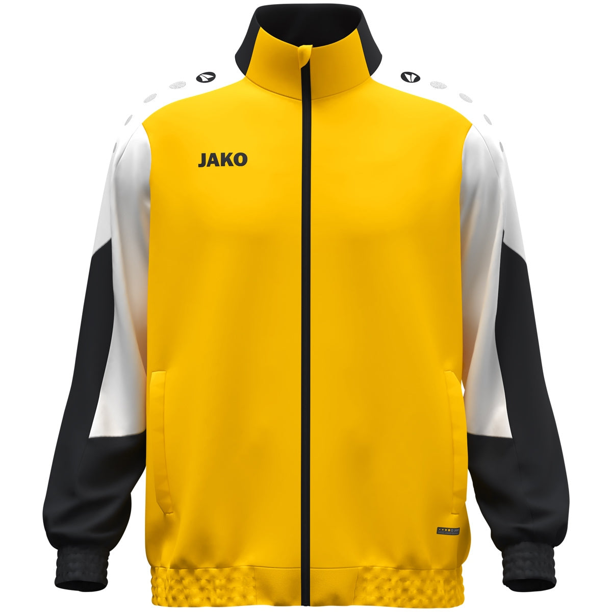 JAKO Webjacke Dynamic – Gelb (vorne)