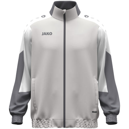 JAKO Webjacke Dynamic – Grau (vorne)