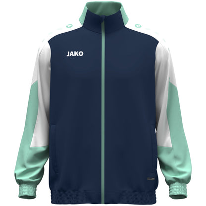 JAKO Webjacke Dynamic – Blau (915) (vorne)