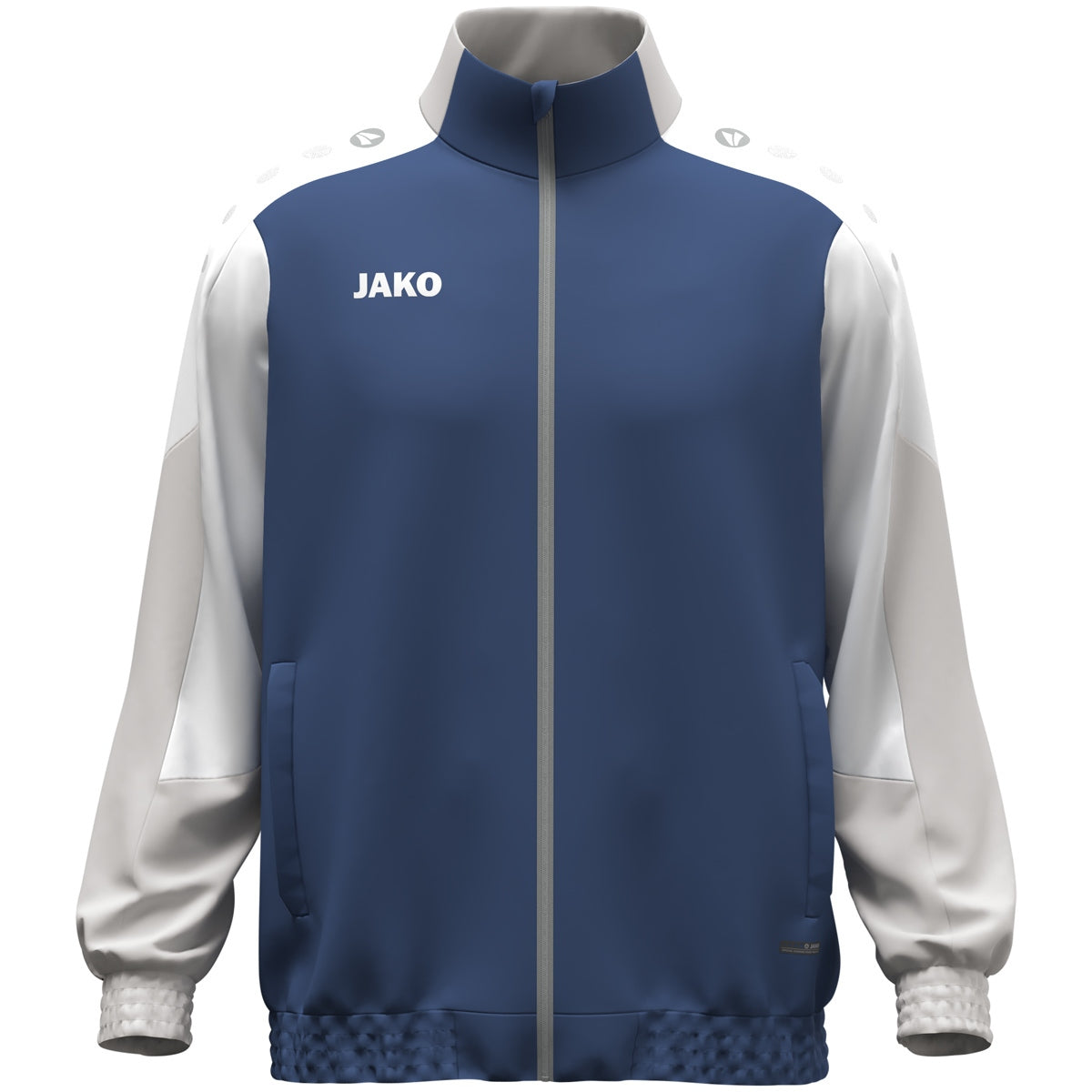 JAKO Webjacke Dynamic – Blau (921) (vorne)