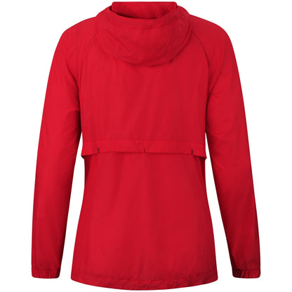 JAKO Lightweightjacke Flow Damen – Rot (hinten)