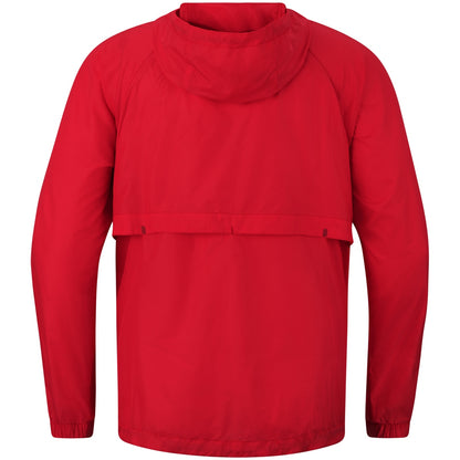 JAKO Lightweightjacke Flow – Rot (hinten)