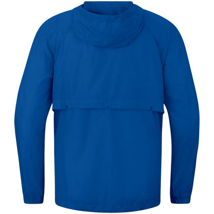 JAKO Lightweightjacke Flow – Blau (400) (hinten)