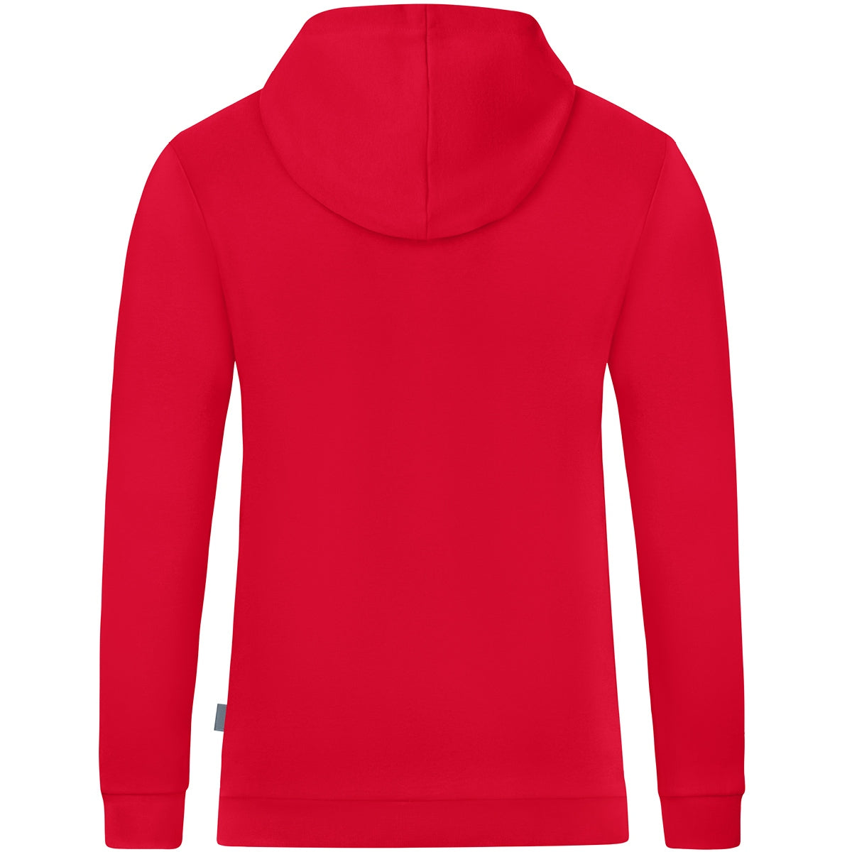 JAKO Kapuzensweat Organic – Rot (100) (hinten)