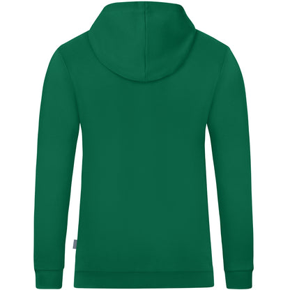 JAKO Kapuzensweat Organic – Grün (260) (hinten)