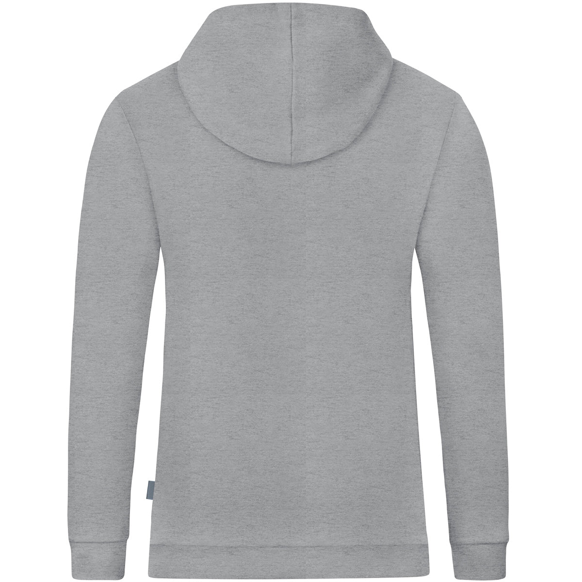 JAKO Kapuzensweat Organic – Grau (520) (hinten)