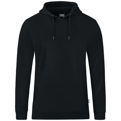JAKO Kapuzensweat Organic – Schwarz (vorne)