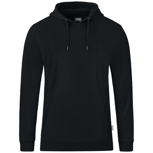 JAKO Kapuzensweat Organic – Schwarz (vorne)