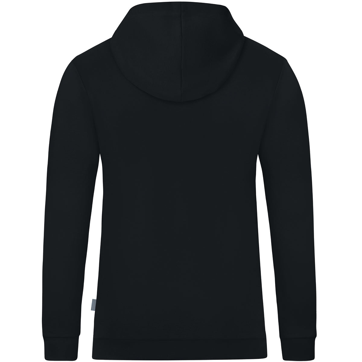 JAKO Kapuzensweat Organic – Schwarz (hinten)
