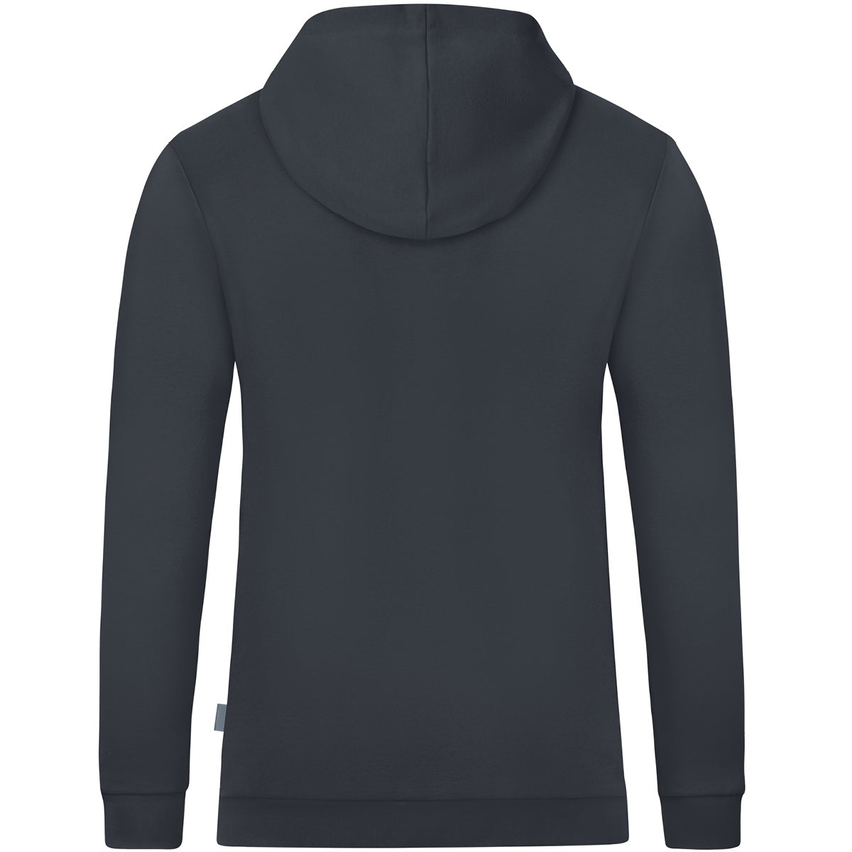JAKO Kapuzensweat Organic – Grau (830) (hinten)