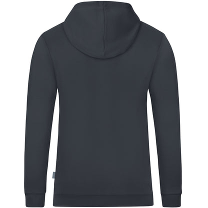 JAKO Kapuzensweat Organic – Grau (830) (hinten)