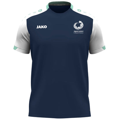 JAKO "Jugend trainiert" T-Shirt Dynamic – Blau (vorne)