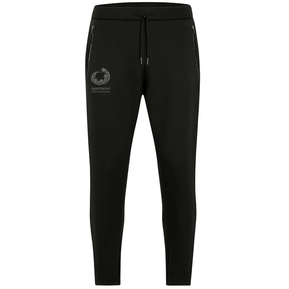 JAKO "Jugend trainiert" Jogginghose Pro Casual – Schwarz (800) (vorne)
