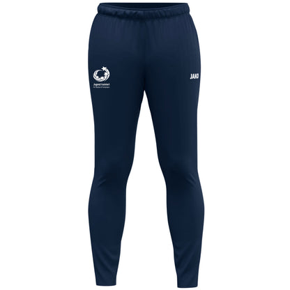 JAKO "Jugend trainiert" Trainingshose Dynamic Damen – Blau (vorne)