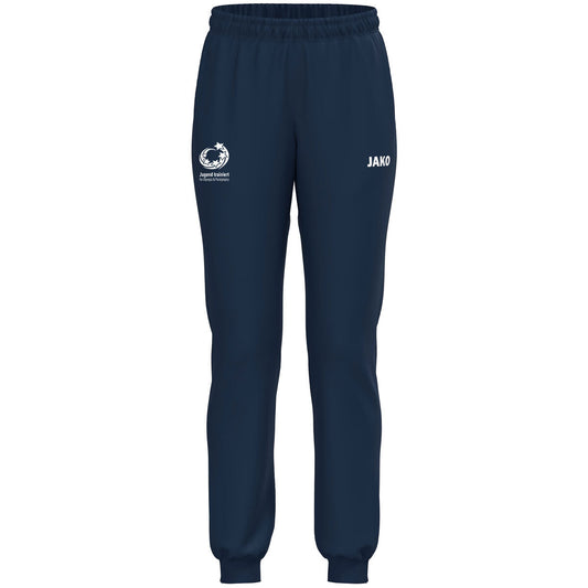 JAKO "Jugend trainiert" Polyesterhose One Damen – Blau (vorne)